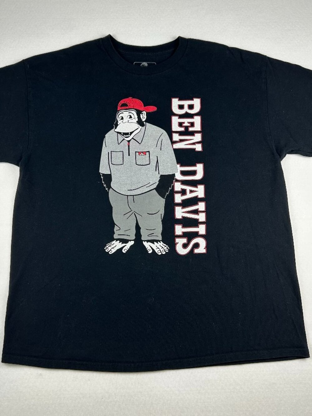 Ben Davis | Funky Monkey Gorilla Mens Graphic Skater T-Shirt Vtg Black Y2K, XL